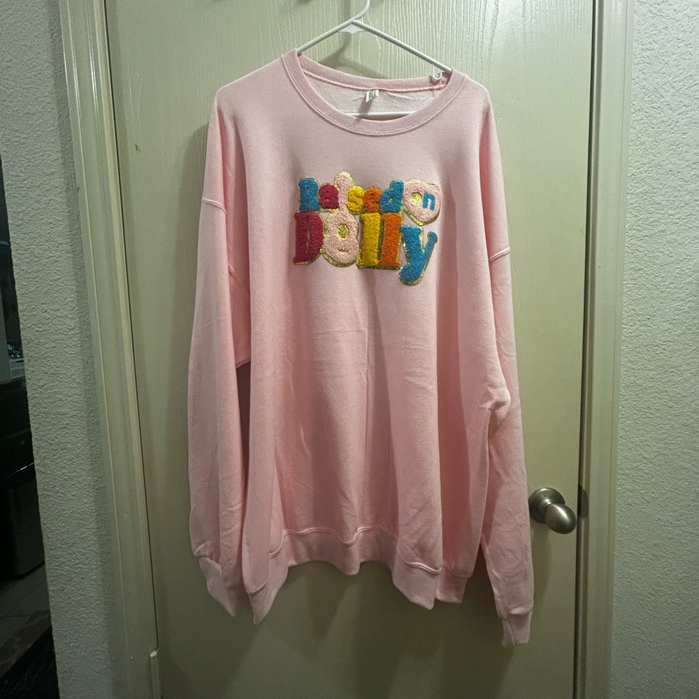 Pink sweatshirt
